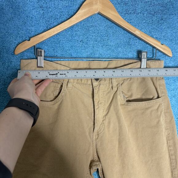 Brooks Brothers Pants Mens 32x32 Tan Light Brown Corduroy Stretch Red Fleece - Picture 5 of 16